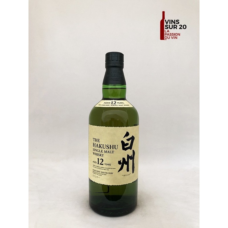 HAKUSHU - SINGE MALT - 12 ANS -  43° - 70CL - JAPON