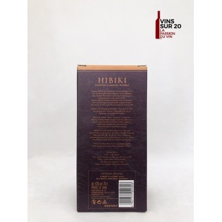 HIBIKI - SUNTORY WHISKY - 17 ANS - 43° - 70CL - JAPON