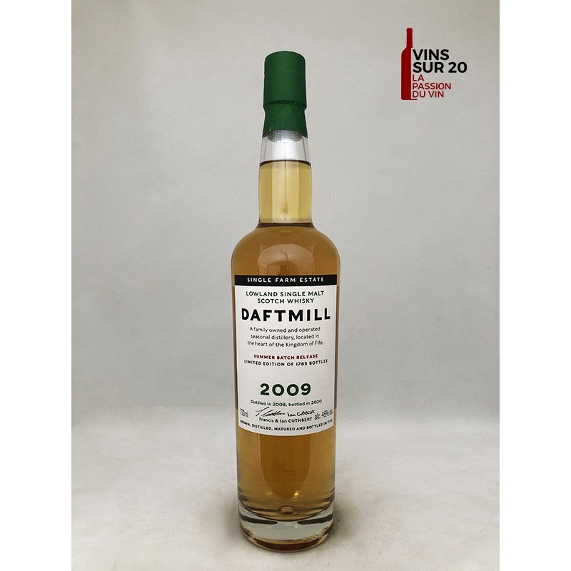 DAFTMILL - SUMMER BATCH RELEASE - 2009 -  46° - 70CL - ÉCOSSE