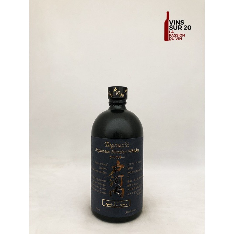TOGOUCHI - 15 ANS - 43.8° - 70 CL - JAPON