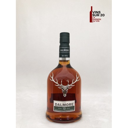 THE DALMORE - HIGHLAND SINGLE MALT - 15 ANS - 40° - 70CL - ÉCOSSE