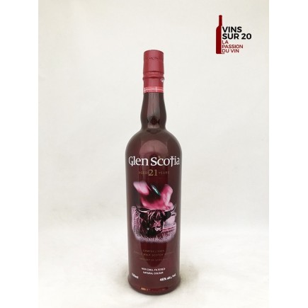 GLEN SCOTIA - CAMPBELTOWN - 21 ANS - 46° - 70CL - ÉCOSSE