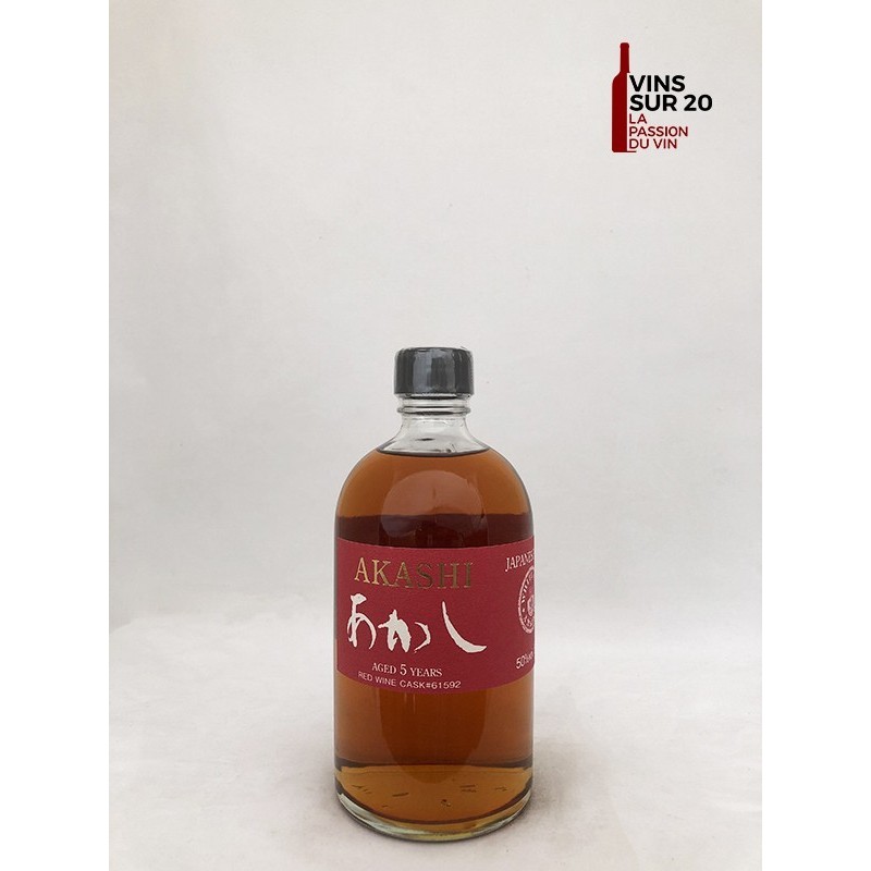 AKASHI - 5 ANS - RED WINE CASK - 50° - 50CL