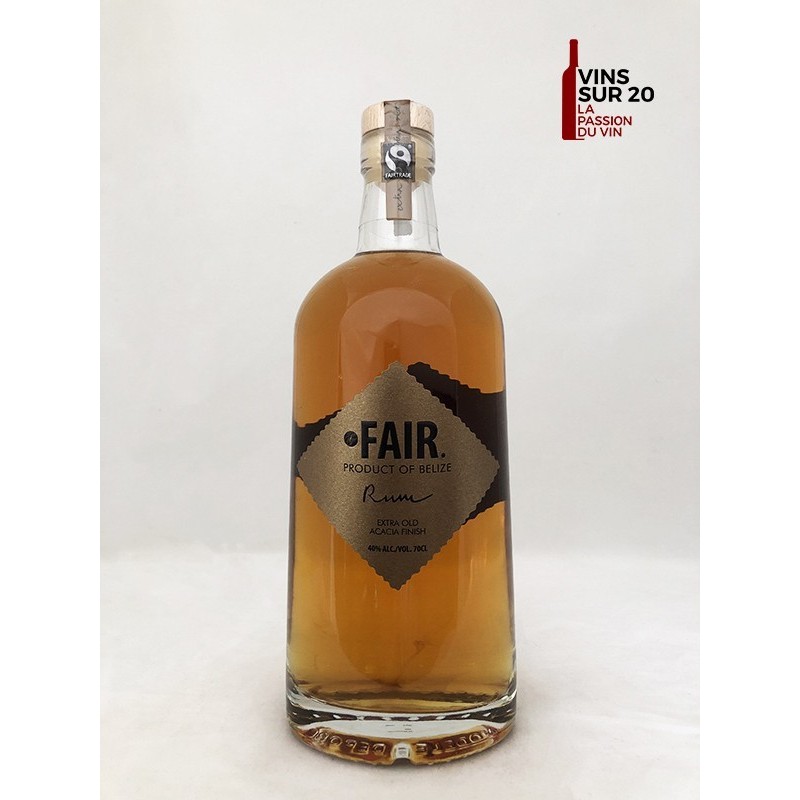 RHUM FAIR - XO - RUM - 40° - 70CL - BELIZE - Fûts Acacia