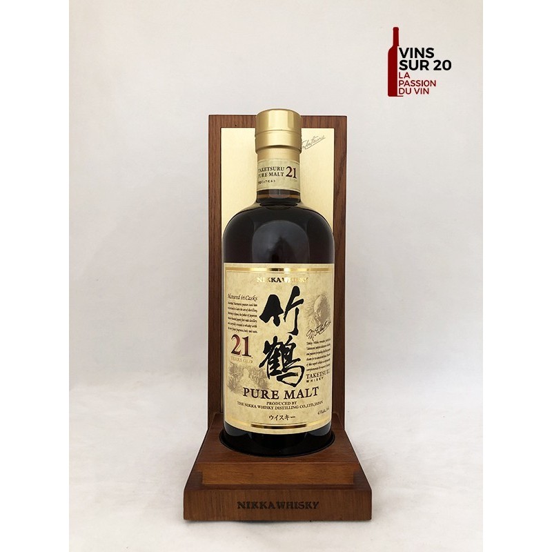 NIKKA WHISKY - TAKETSURU - PURE MALT - 21 ANS - 43° - 70CL - JAPON NIKKA WHISKY - TAKETSURU - PURE MALT - 21 ANS - 43° - 70CL - JAPON