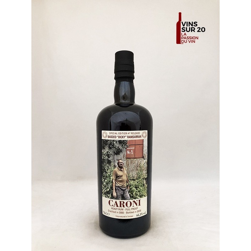 CARONI - 20 ANS - 2000 - BASDEO "DICKY" RAMSARRAN - 64.3° - 70CL