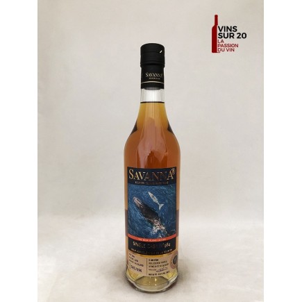 RHUM SAVANNA - 6 ANS - THE WILD ISLAND EDITION - SINGLE CASK N°984 - 57.6° - 50CL - RÉUNION