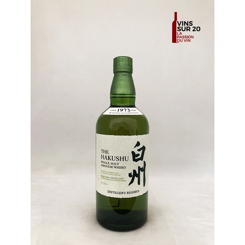 HAKUSHU DISTILLER'S RESERVE - SINGLE MALT JAPANESE WHISKY -  43° - 70CL - JAPON