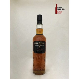 GLEN SCOTIA - 15 ANS - SINGLE MALT - 46° - 70 CL