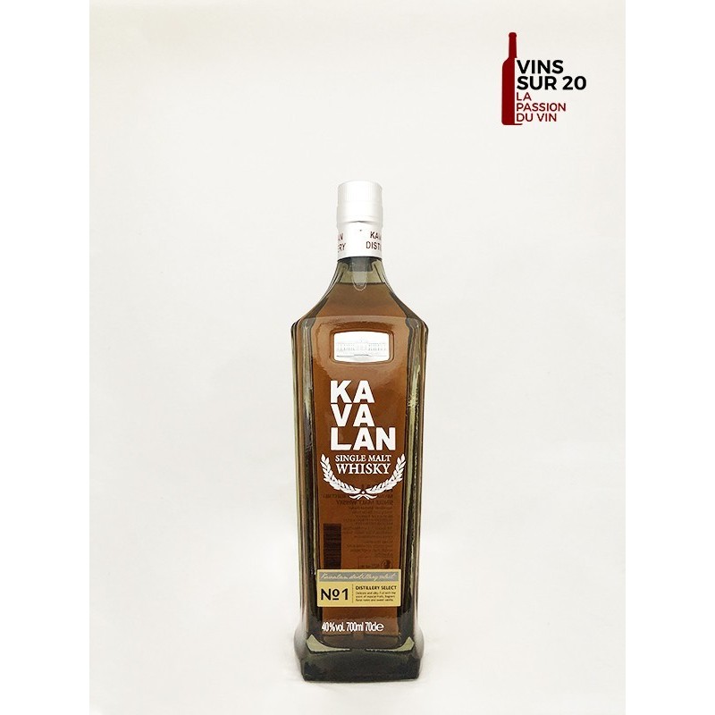 KAVALAN - DISTILLERY SELECT N°1 - 40° - 70 CL KAVALAN - DISTILLERY SELECT N°1 - 40° - 70 CL