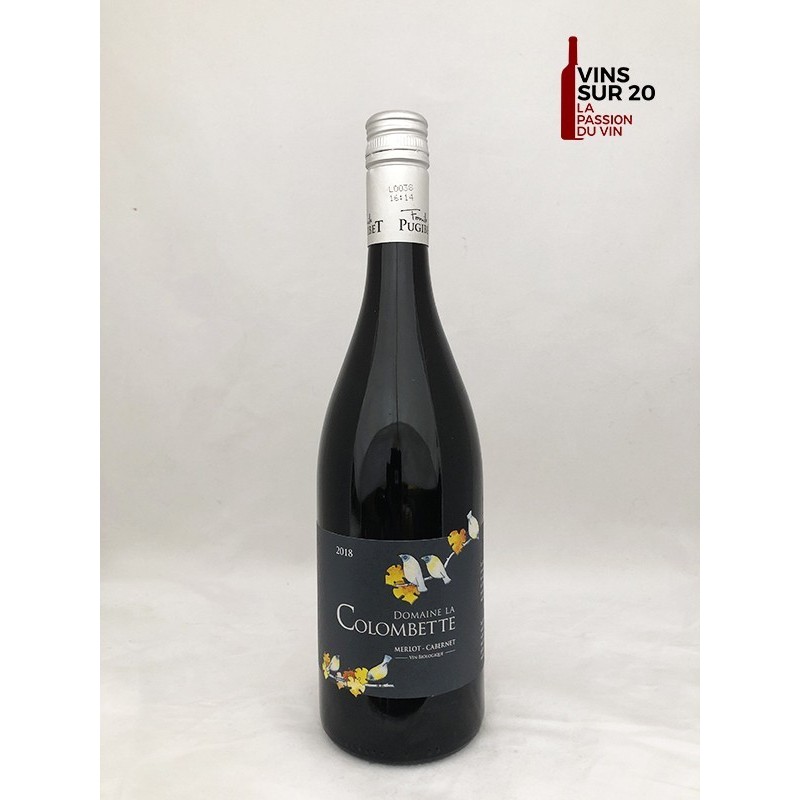 DOMAINE LA COLOMBETTE - MERLOT CABERNET - 2018 DOMAINE LA COLOMBETTE - MERLOT CABERNET - 2018