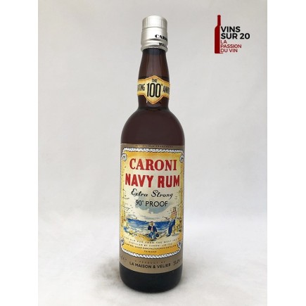 CARONI - NAVY RUM - EXTRA STRONG - 100e ANNIVERSAIRE - 51.4° - 70CL